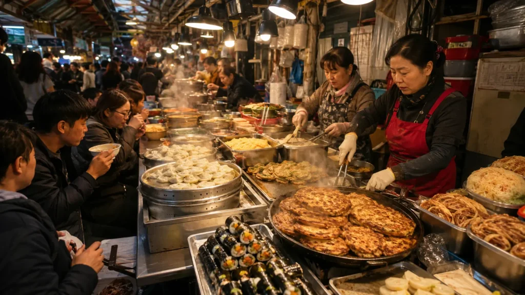 Gwangjang Market in Seoul